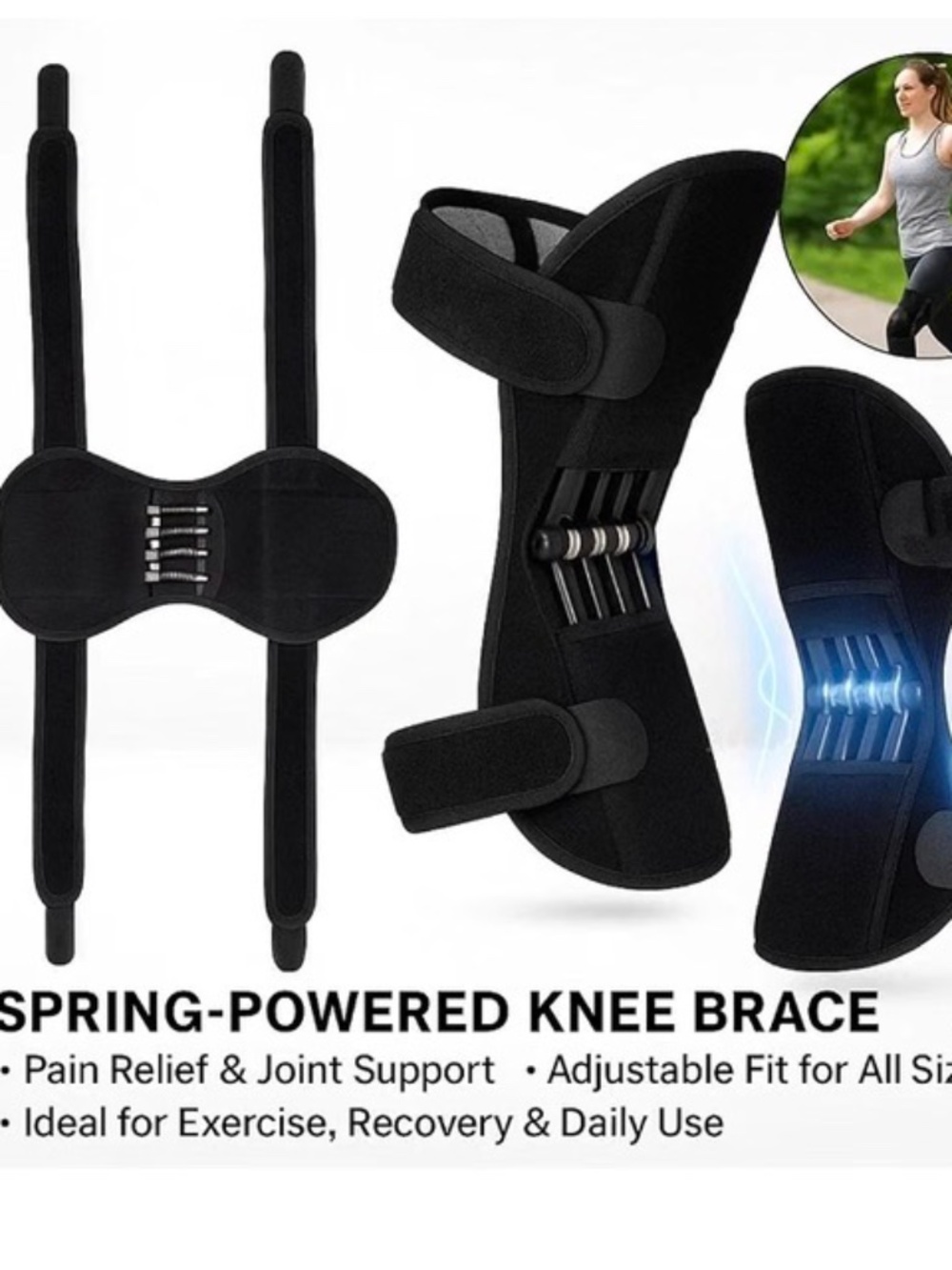 Spring powered knee brace - Picture 5 of 6